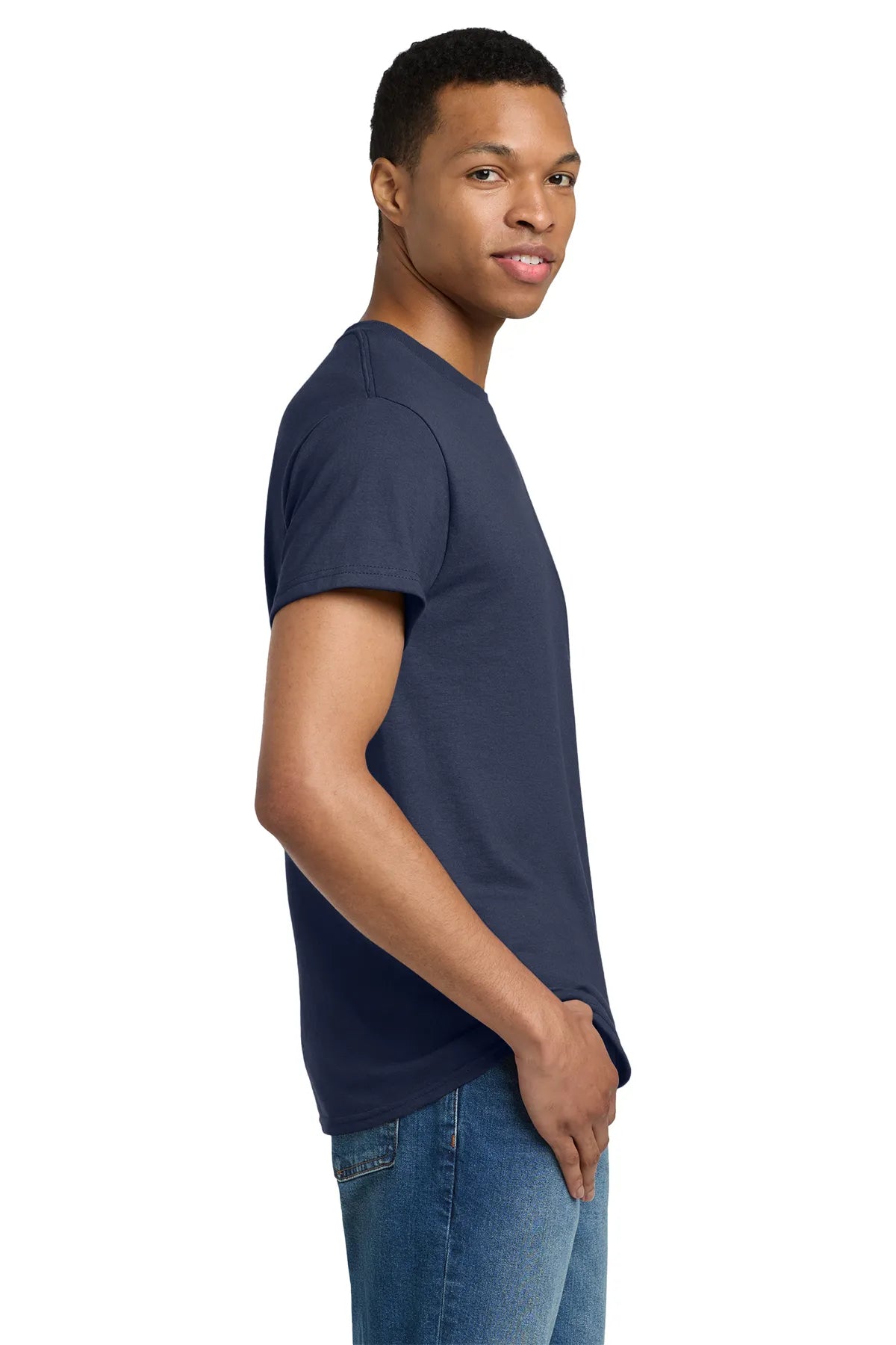 Gildan® Tall 100% US Cotton T-Shirt 2000T Navy_3