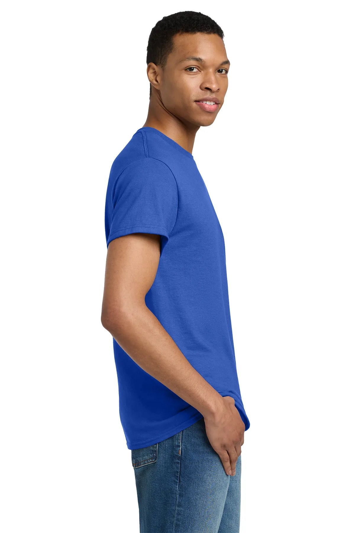 Gildan® Tall 100% US Cotton T-Shirt 2000T Royal_3