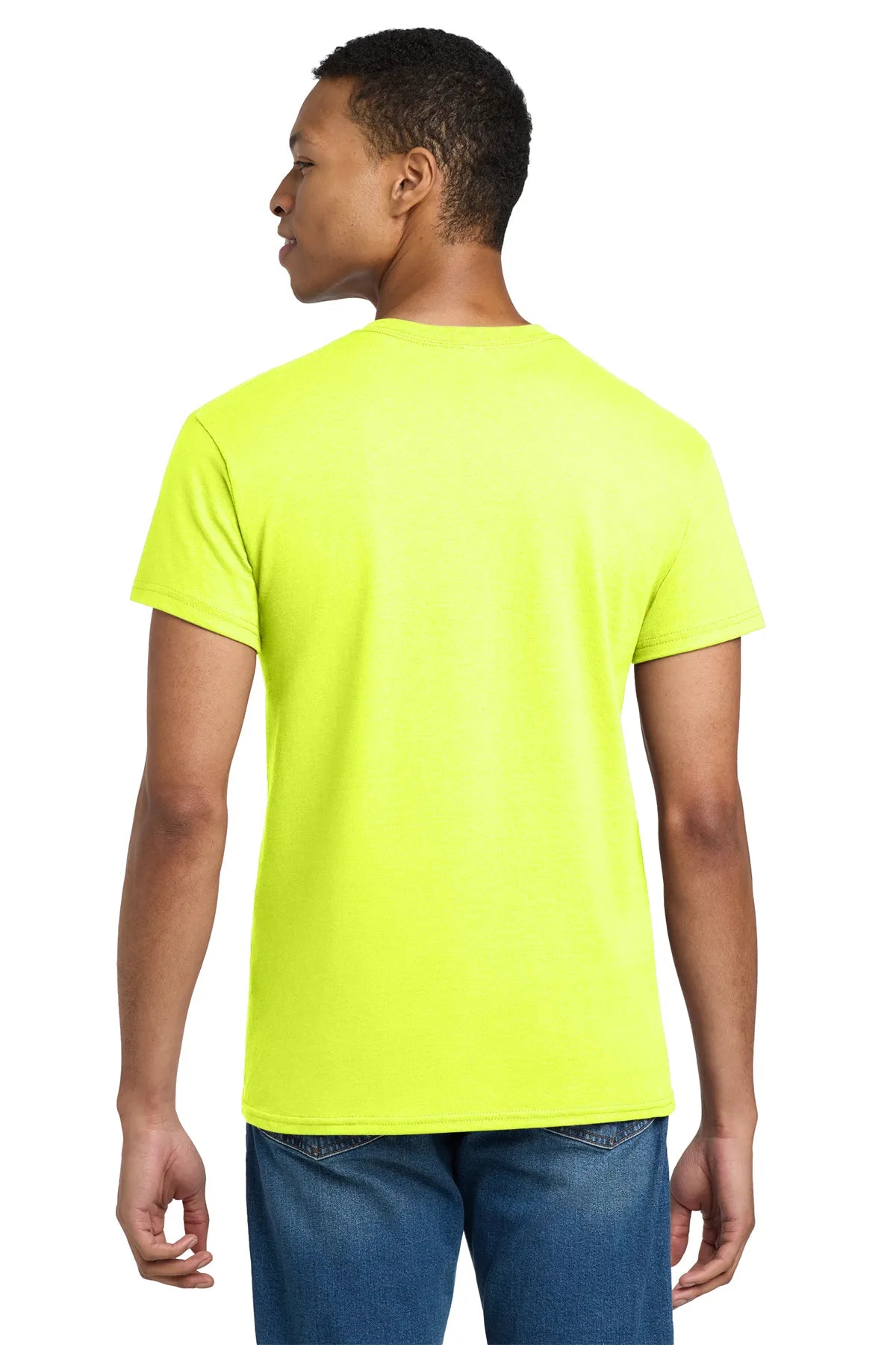Gildan® Tall 100% US Cotton T-Shirt 2000T Safety Green_2