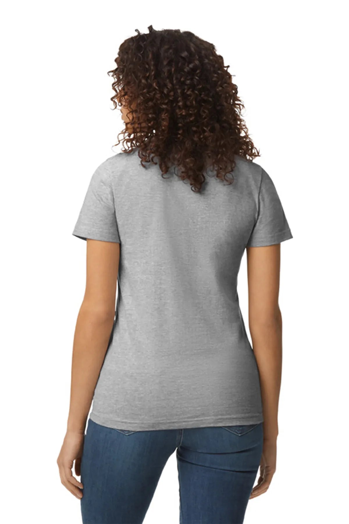 Gildan ®  Women's Softstyle ®  Midweight Tee 65000L Ring Spun Sport Grey_2