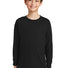 Gildan® Youth Heavy Cotton™ 100% Cotton Long Sleeve T-Shirt. 5400B - black
