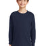 Gildan® Youth Heavy Cotton™ 100% Cotton Long Sleeve T-Shirt. 5400B - navy