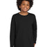 Gildan® Youth Heavy Cotton™ 100% Cotton Long Sleeve T-Shirt. 5400B Black_1