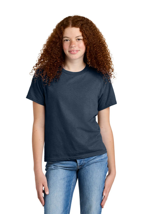 Gildan ®  Youth Softstyle ®  CVC Tee 64000BCVC Navy Mist_1