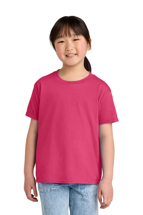 Gildan ®  Youth Softstyle ®  CVC Tee 64000BCVC Pink Lemonade Mist