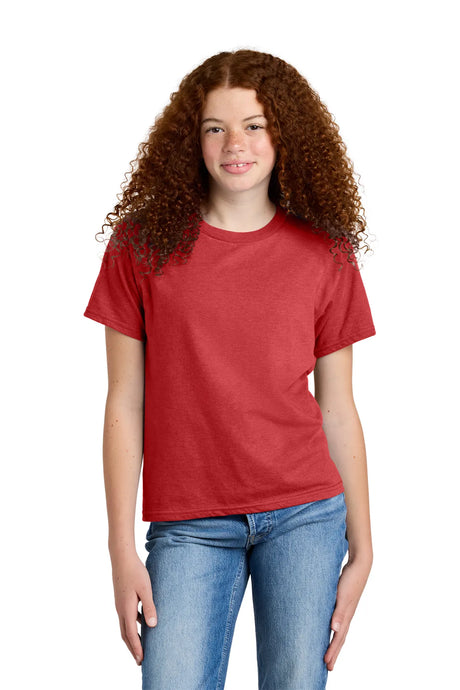 Gildan ®  Youth Softstyle ®  CVC Tee 64000BCVC Red Mist_1