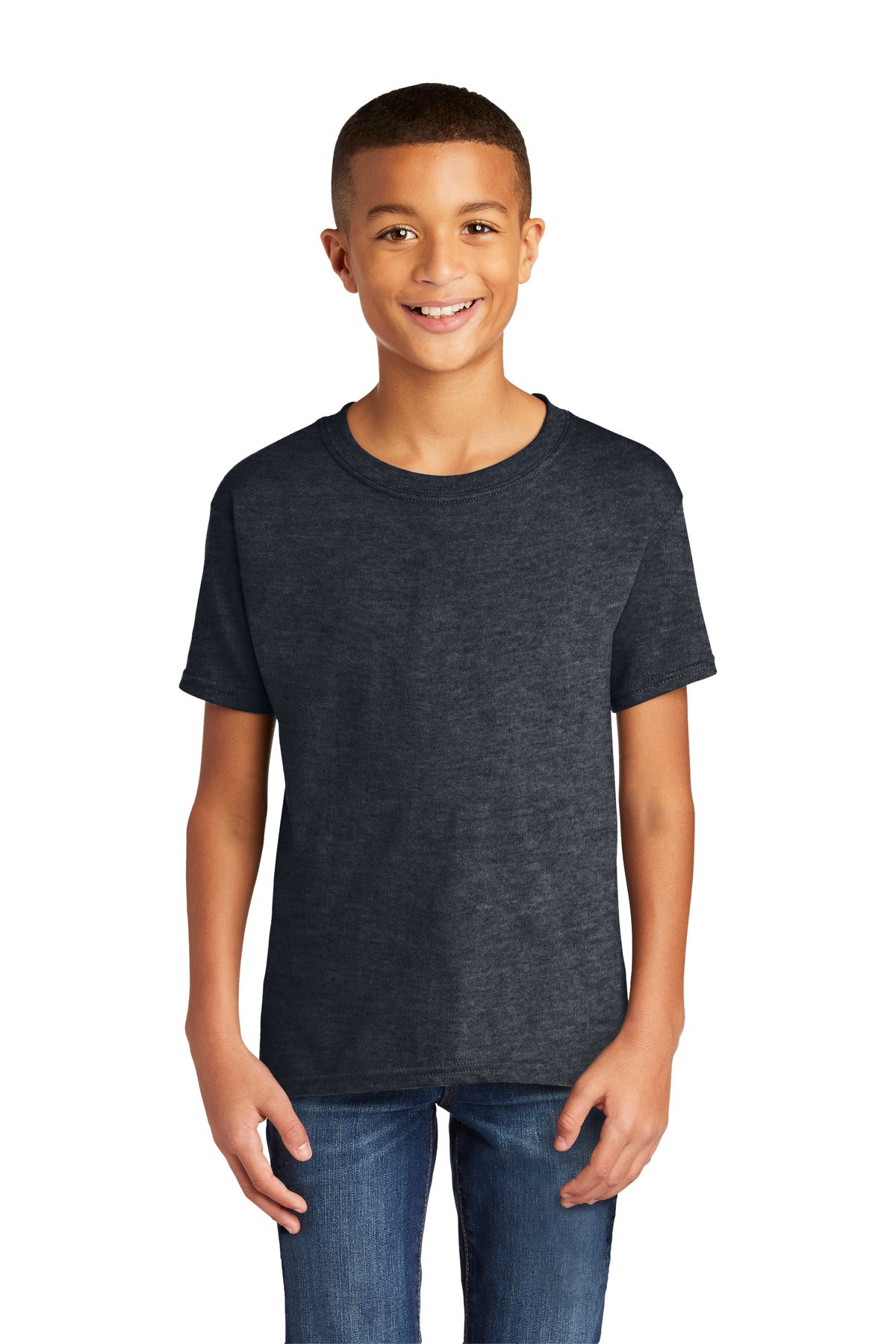 Gildan Youth Softstyle® T-Shirt 64000B - dark heather