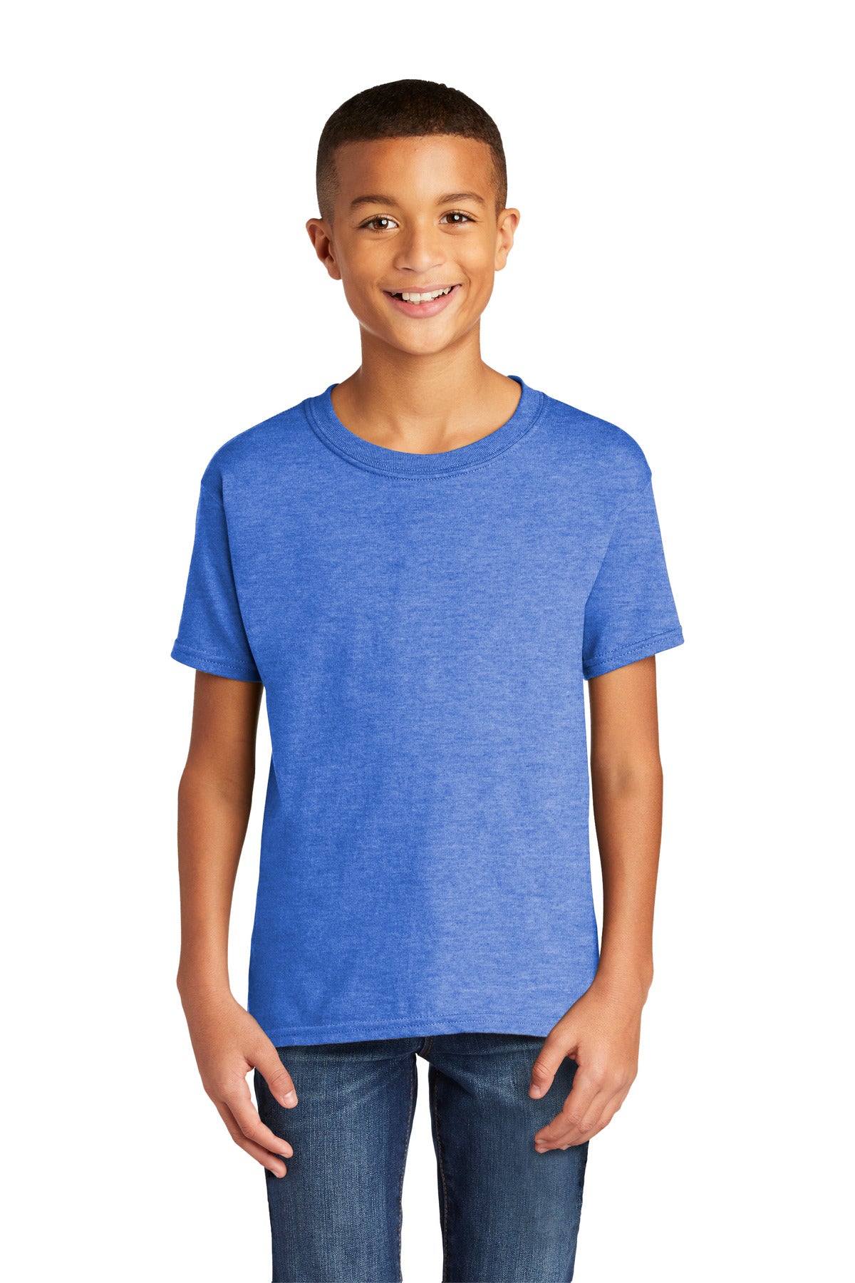 Gildan Youth Softstyle® T-Shirt 64000B - heather royal