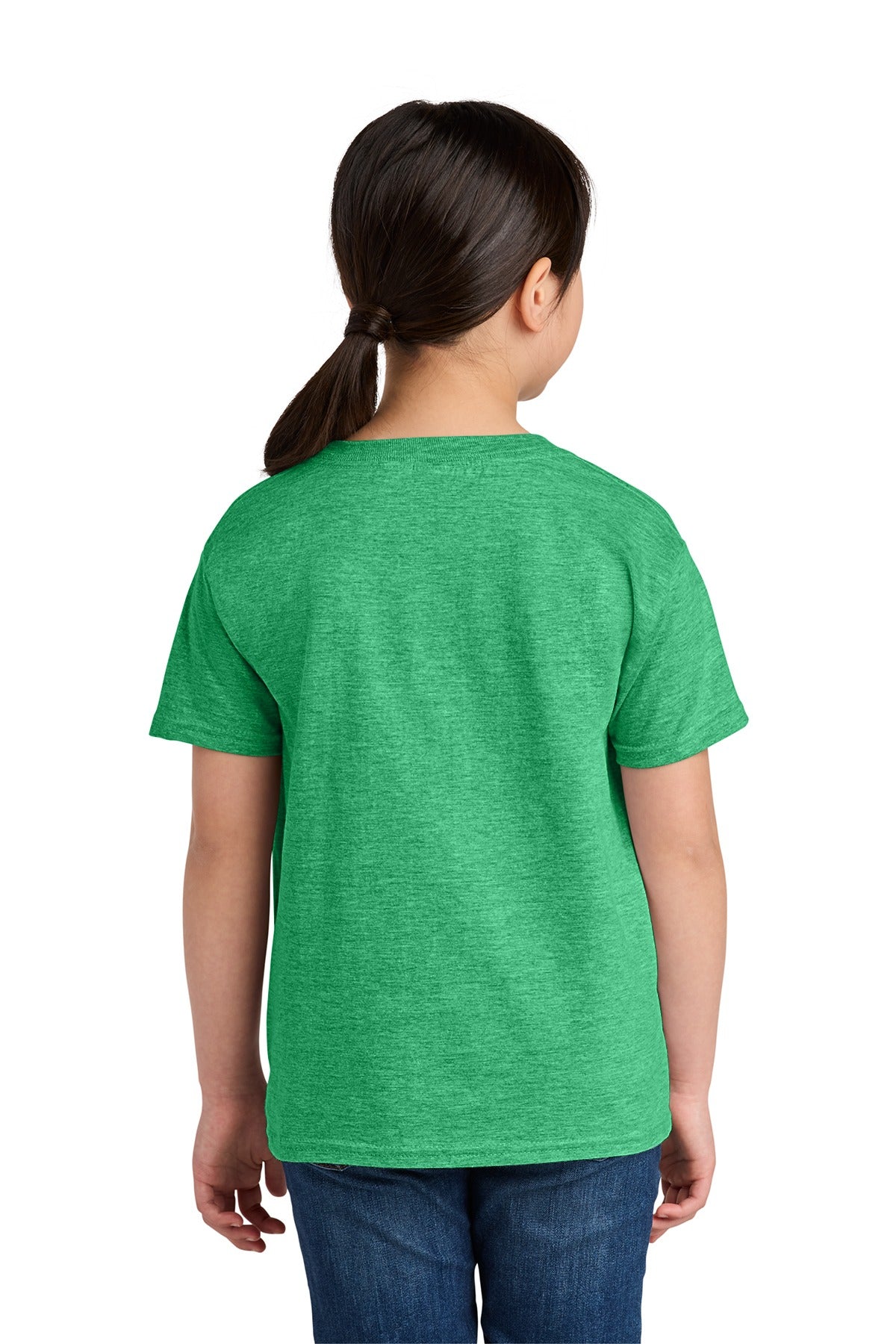 Gildan Youth Softstyle® T-Shirt 64000B Heather Irish Green_1