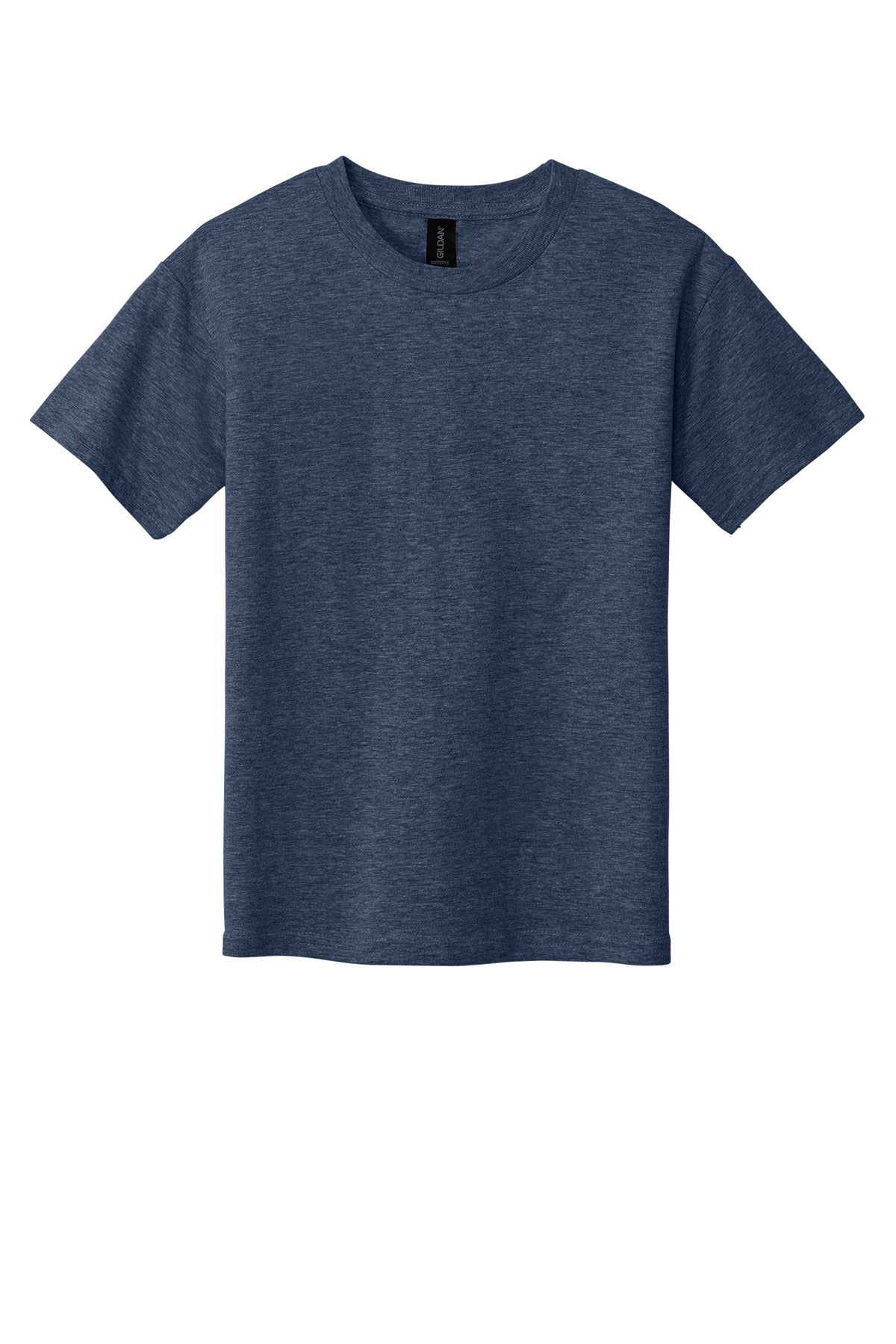 Gildan Youth Softstyle® T-Shirt 64000B Heather Navy_3