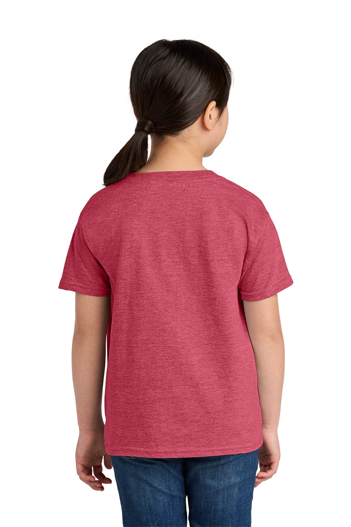 Gildan Youth Softstyle® T-Shirt 64000B Heather Red_1