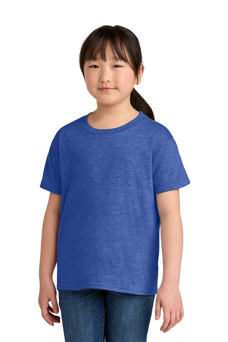 Gildan Youth Softstyle® T-Shirt 64000B Heather Royal