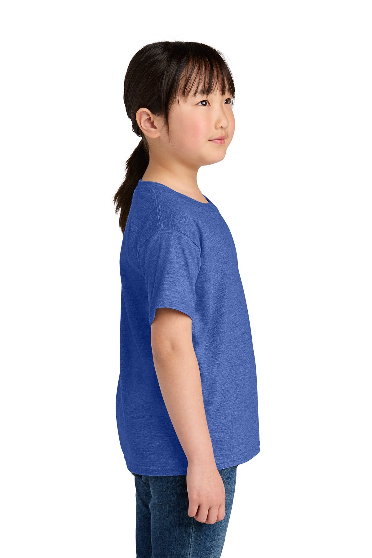 Gildan Youth Softstyle® T-Shirt 64000B Heather Royal_2