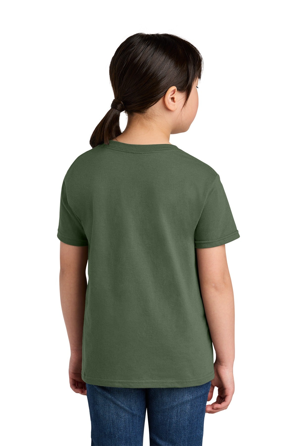 Gildan Youth Softstyle® T-Shirt 64000B Military Green_1