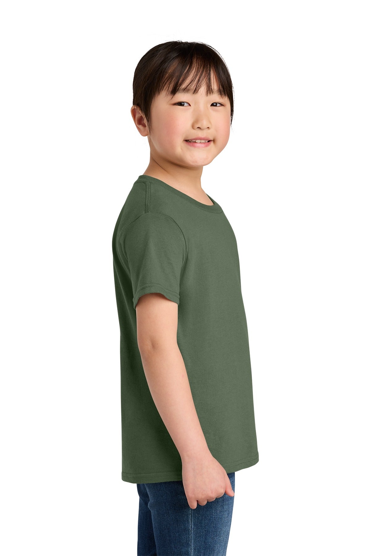 Gildan Youth Softstyle® T-Shirt 64000B Military Green_2