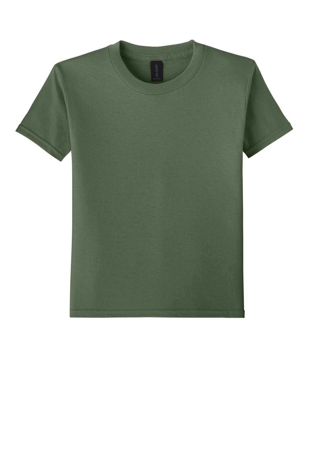 Gildan Youth Softstyle® T-Shirt 64000B Military Green_3