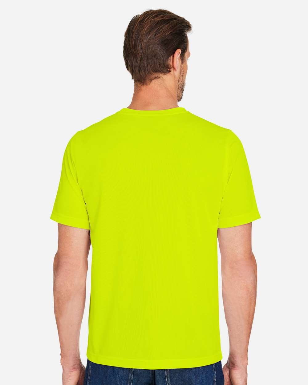 Harriton Snag and Soil Protect T-Shirt - M118 Safety Yellow_3