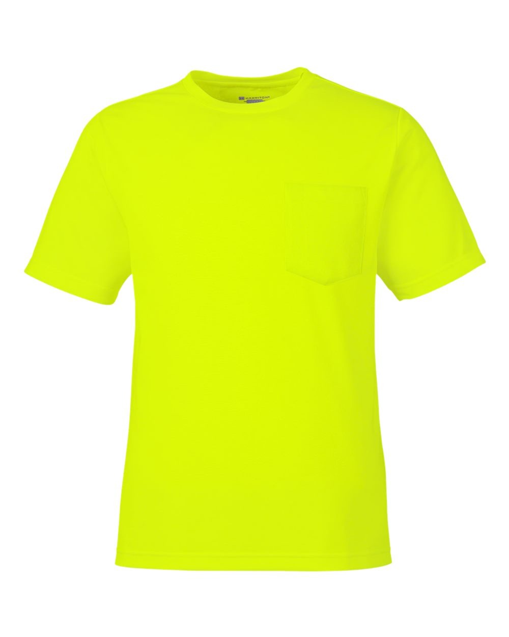 Harriton Snag and Soil Protect T-Shirt - M118 Safety Yellow_4