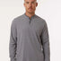 Henley Long Sleeve Tee grey five melange