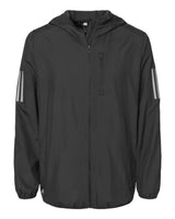 Hooded Full-Zip Windbreaker black_3