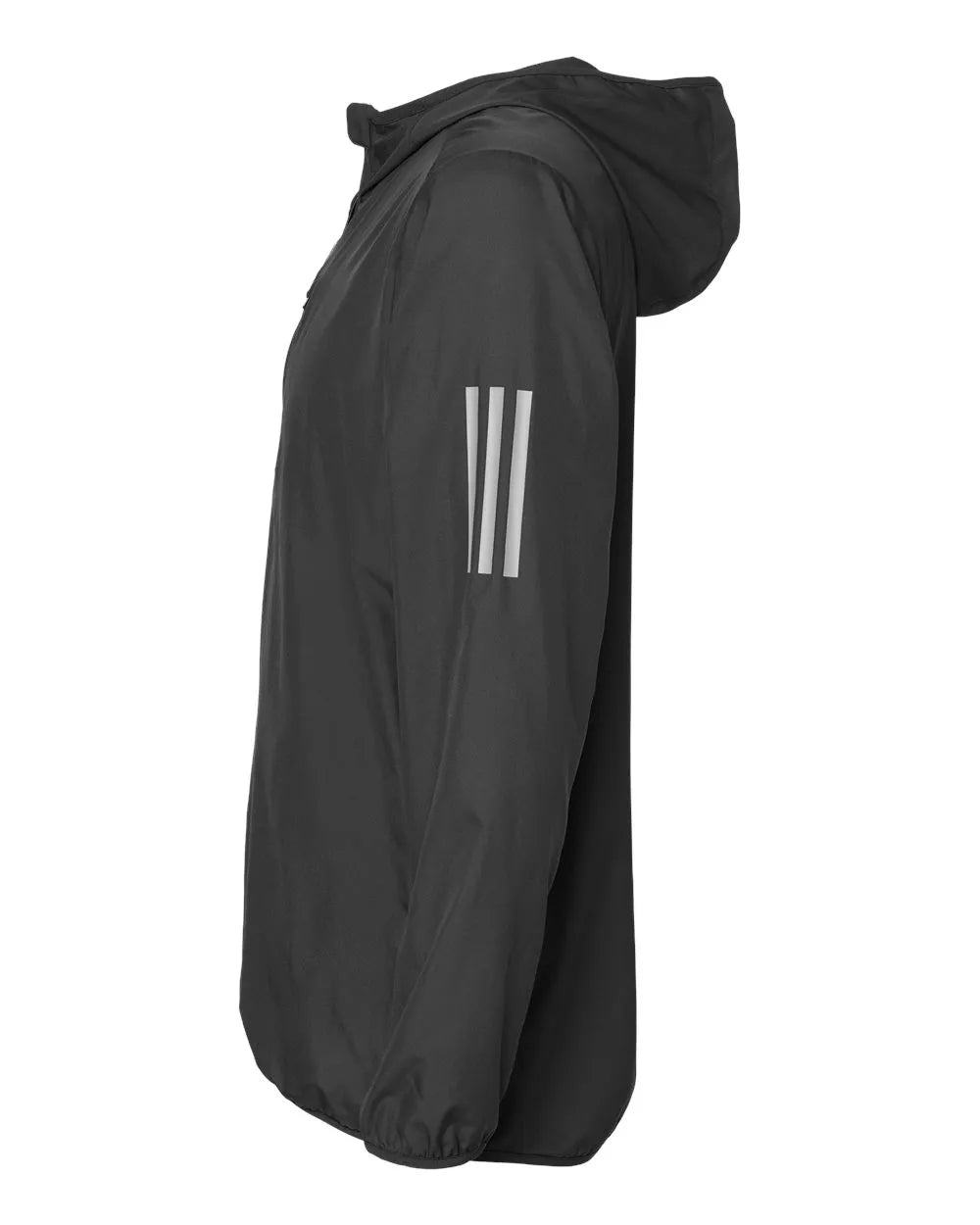 Hooded Full-Zip Windbreaker black_4