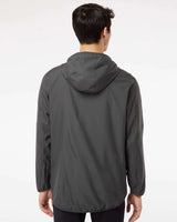 Hooded Full-Zip Windbreaker grey six_2