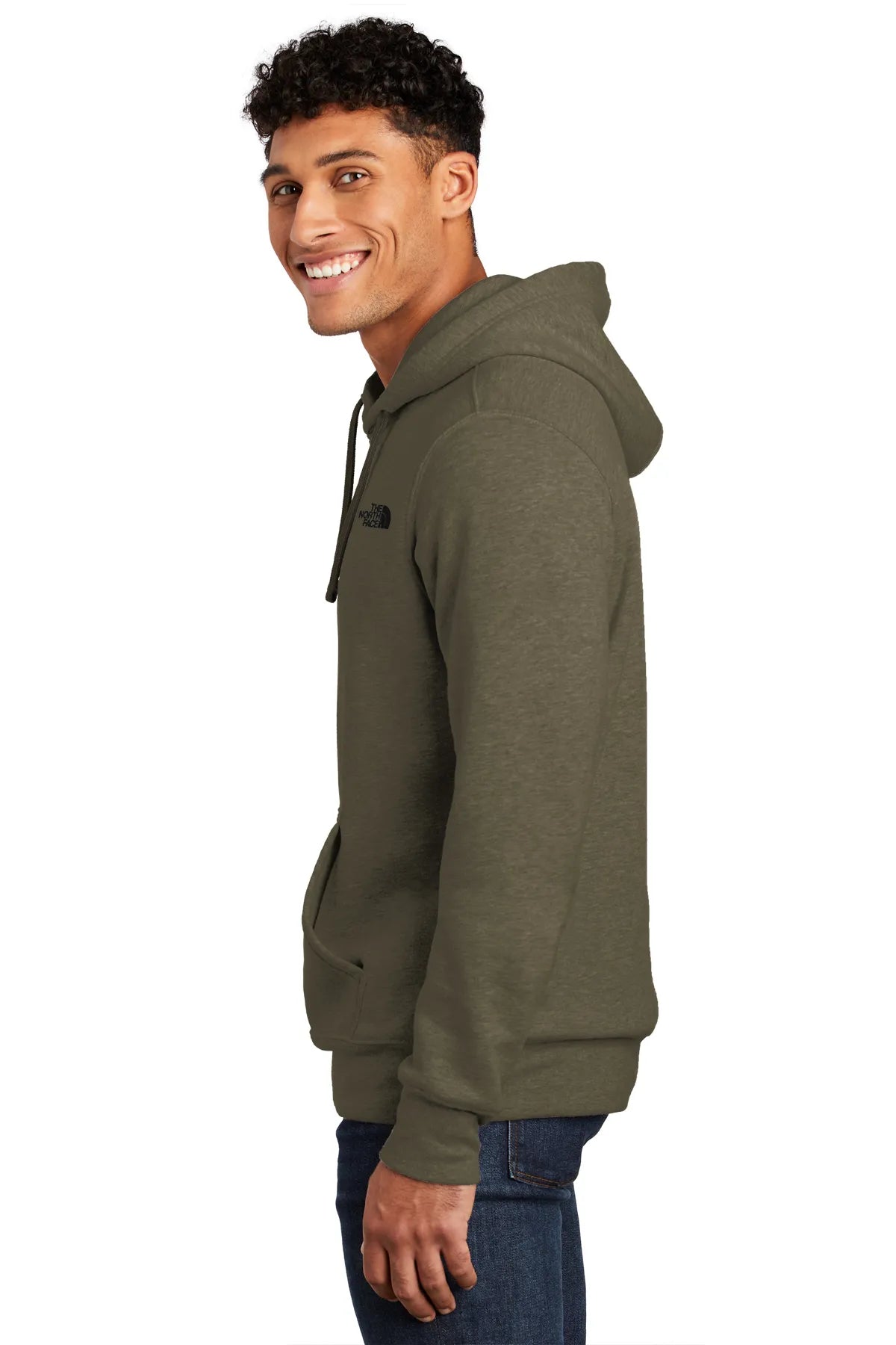 LIMITED EDITION The North Face® Chest Logo Pullover Hoodie NF0A7V9B New Taupe Green Heather_2