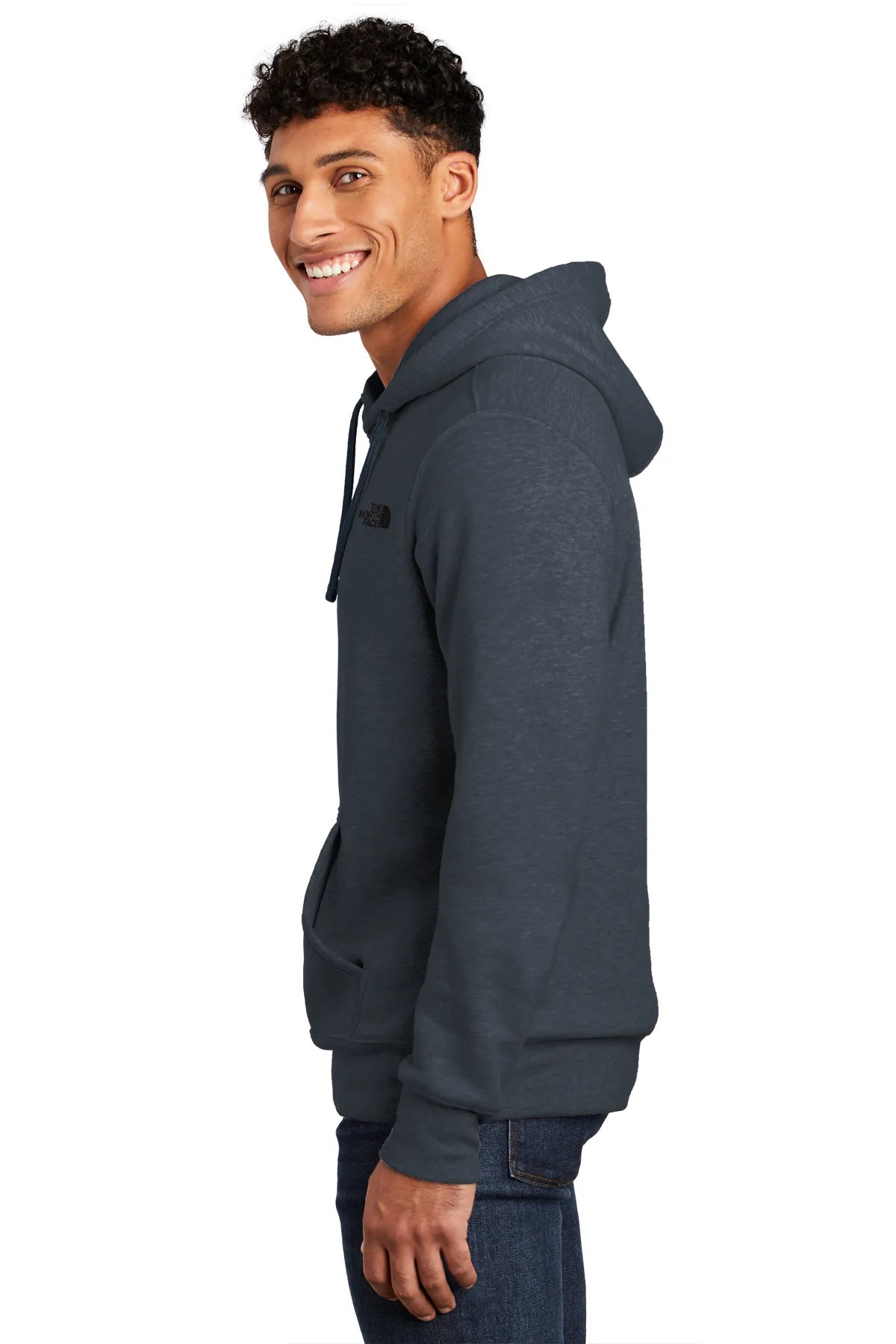 LIMITED EDITION The North Face® Chest Logo Pullover Hoodie NF0A7V9B Urban Navy Heather_2