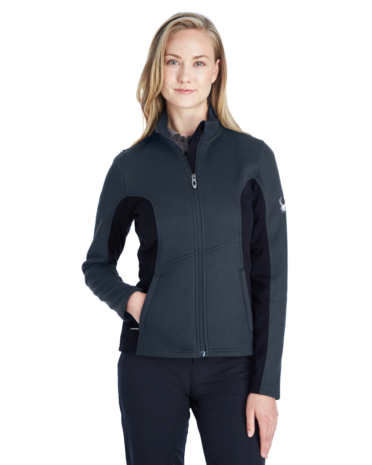 Ladies' Constant Full-Zip Sweater Fleece Jacket Grey Blues