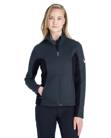 Ladies' Constant Full-Zip Sweater Fleece Jacket Grey Blues