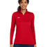 Ladies' Team Tech Half-Zip Rosy Reds