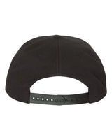 Lightly-Structured Five-Panel Snapback Cap Black_3