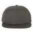 Lightly-Structured Five-Panel Snapback Cap Charcoal_1