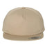 Lightly-Structured Five-Panel Snapback Cap Khaki_1