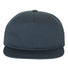 Lightly-Structured Five-Panel Snapback Cap Navy_1