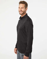 Lightweight Mélange Quarter-Zip Pullover black melange_2
