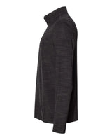 Lightweight Mélange Quarter-Zip Pullover black melange_4