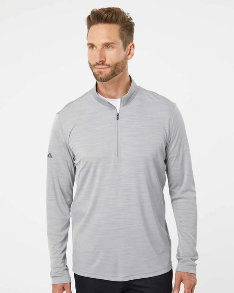 Lightweight Mélange Quarter-Zip Pullover collegiate mid grey melange