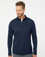 Lightweight Mélange Quarter-Zip Pullover collegiate navy melange