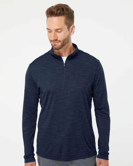 Lightweight Mélange Quarter-Zip Pullover collegiate navy melange