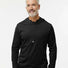 Lightweight Performance Quarter-Zip Hooded Pullover black