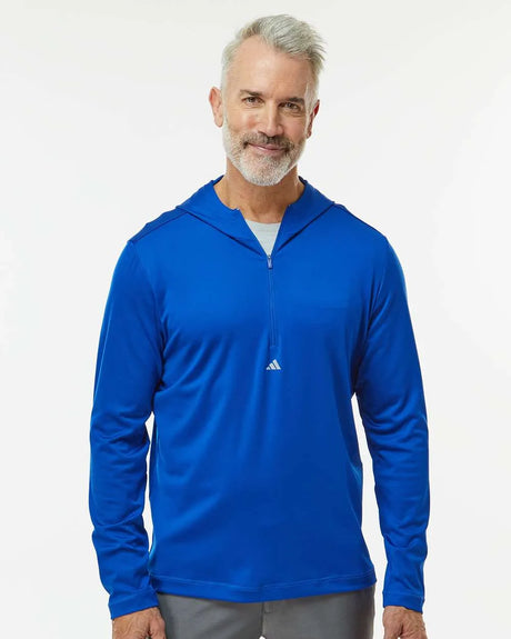 Lightweight Performance Quarter-Zip Hooded Pullover collegiate royal