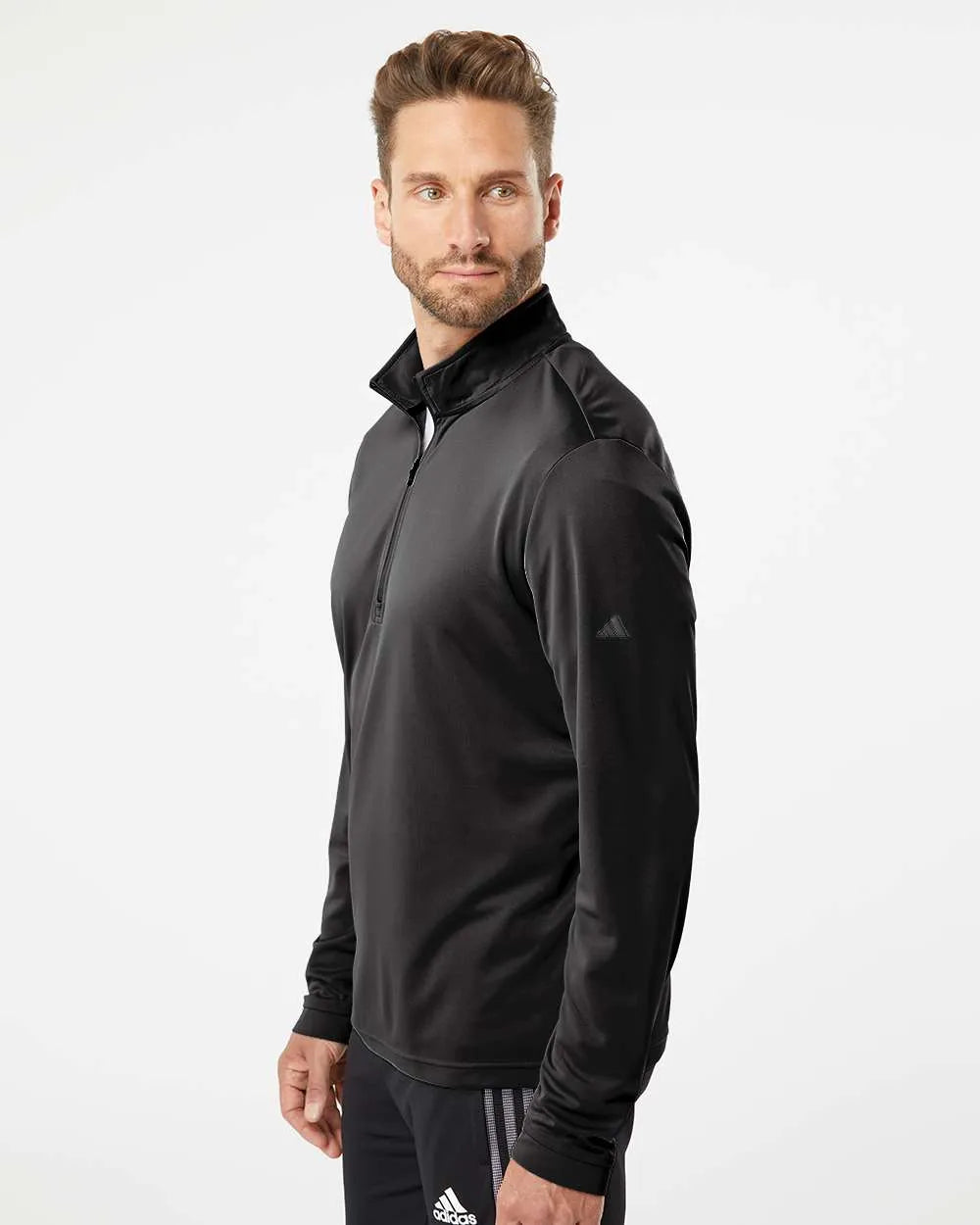 Lightweight Quarter-Zip Pullover black_2