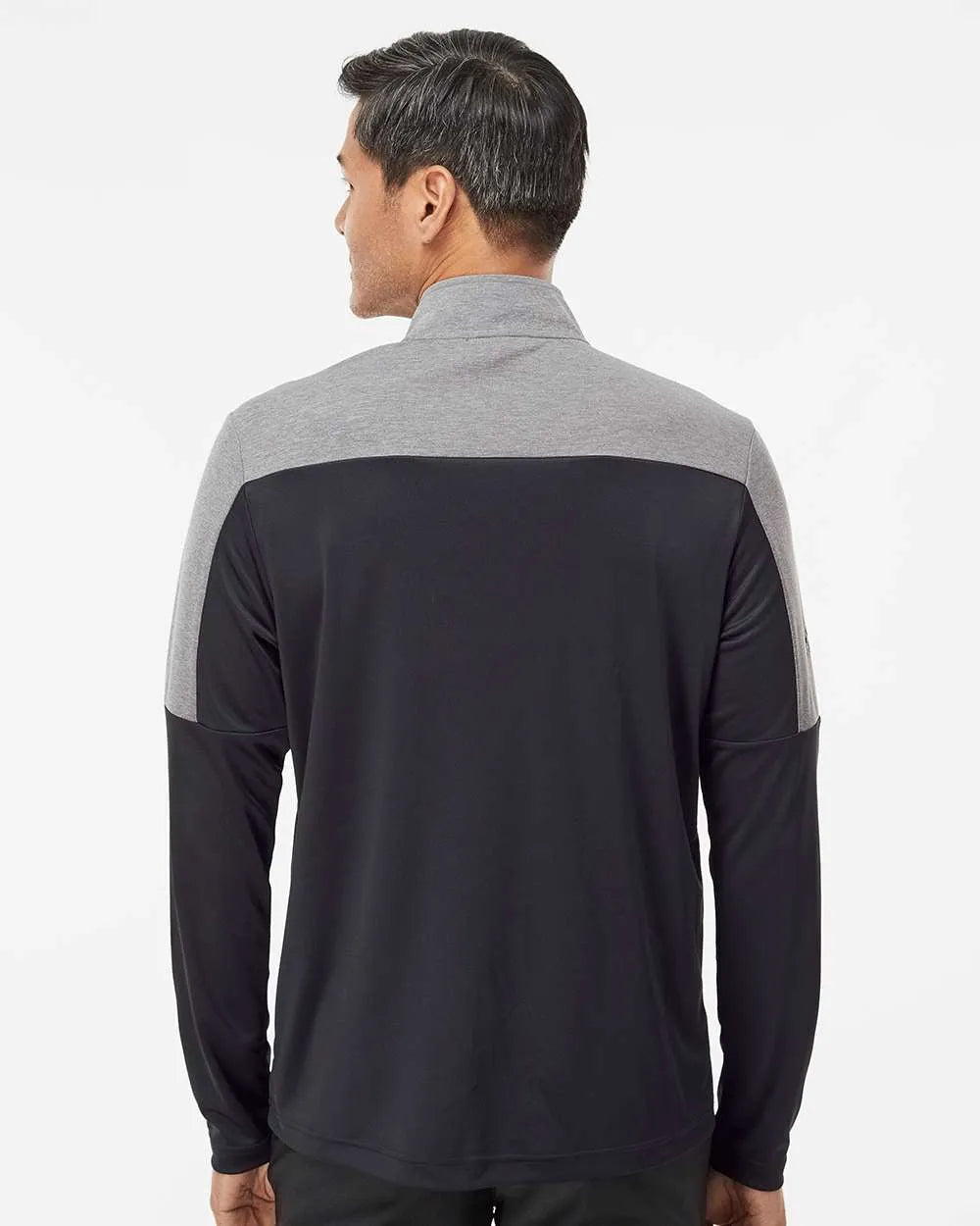 Lightweight Quarter-Zip Pullover black/ grey three_2