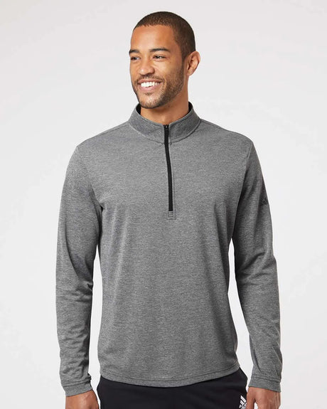 Lightweight Quarter-Zip Pullover black heather