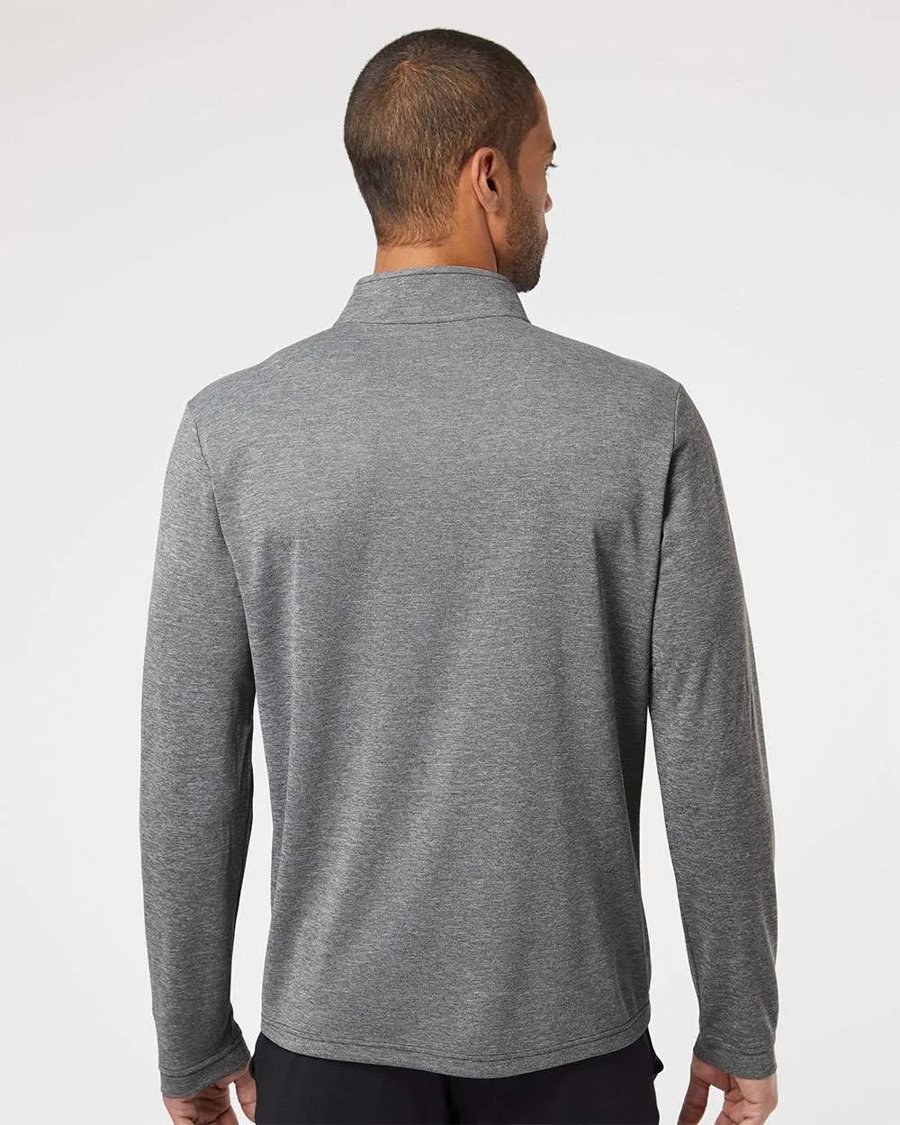 Lightweight Quarter-Zip Pullover black heather_1