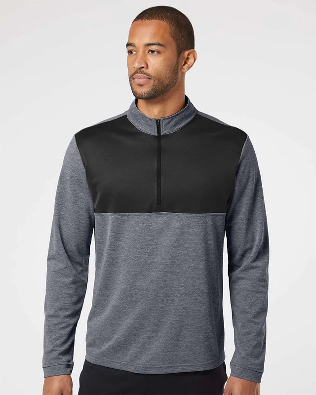 Lightweight Quarter-Zip Pullover black heather/ carbon