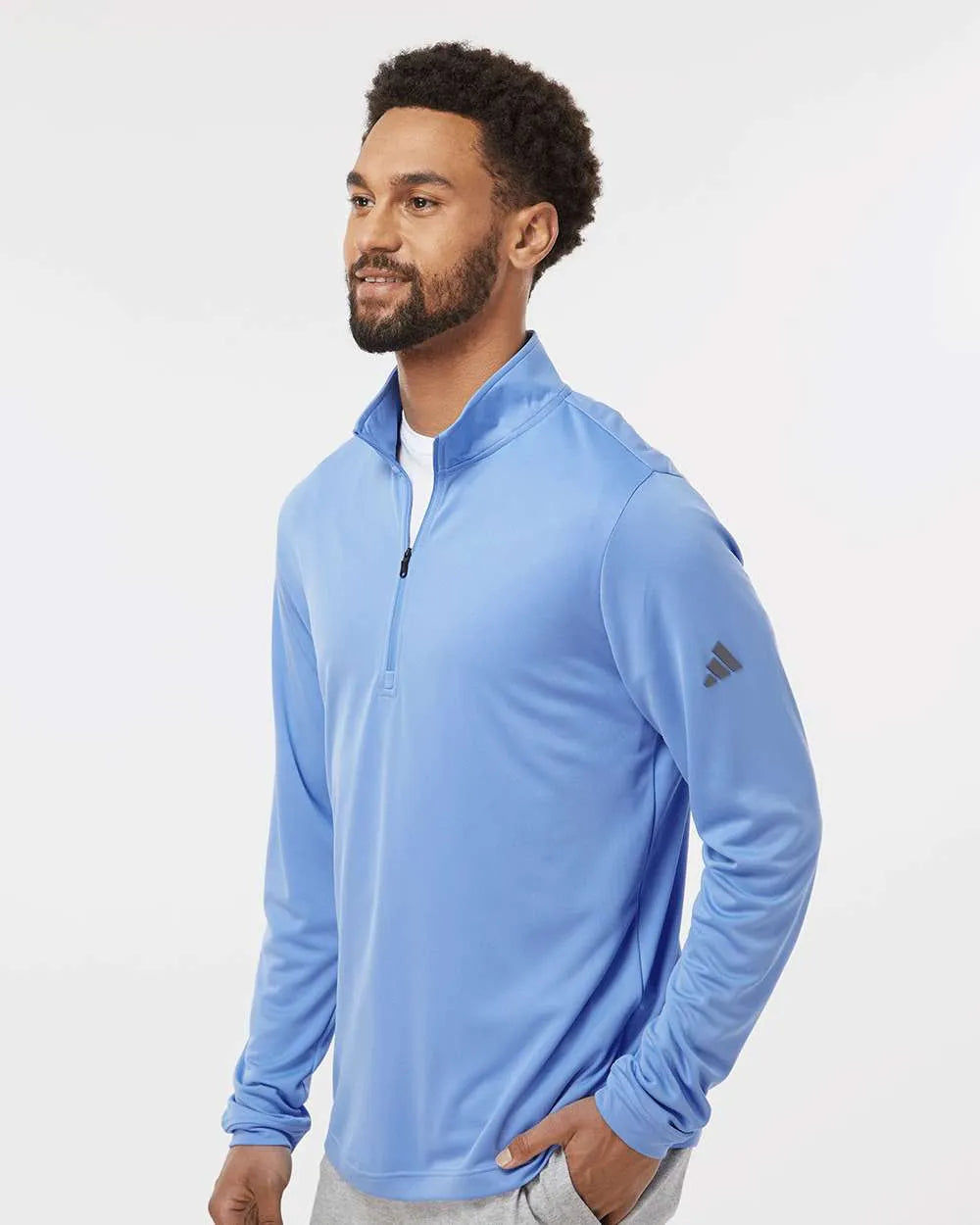 Lightweight Quarter-Zip Pullover blue fusion_2