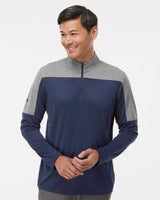 Lightweight Quarter-Zip Pullover collegiate navy/ grey three melange