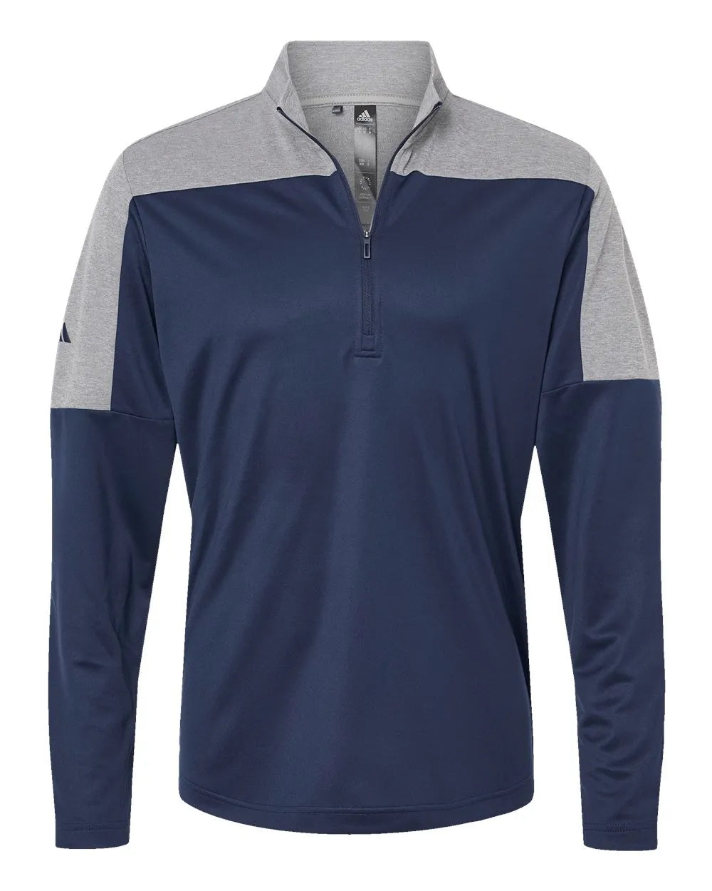 Lightweight Quarter-Zip Pullover collegiate navy/ grey three melange_3